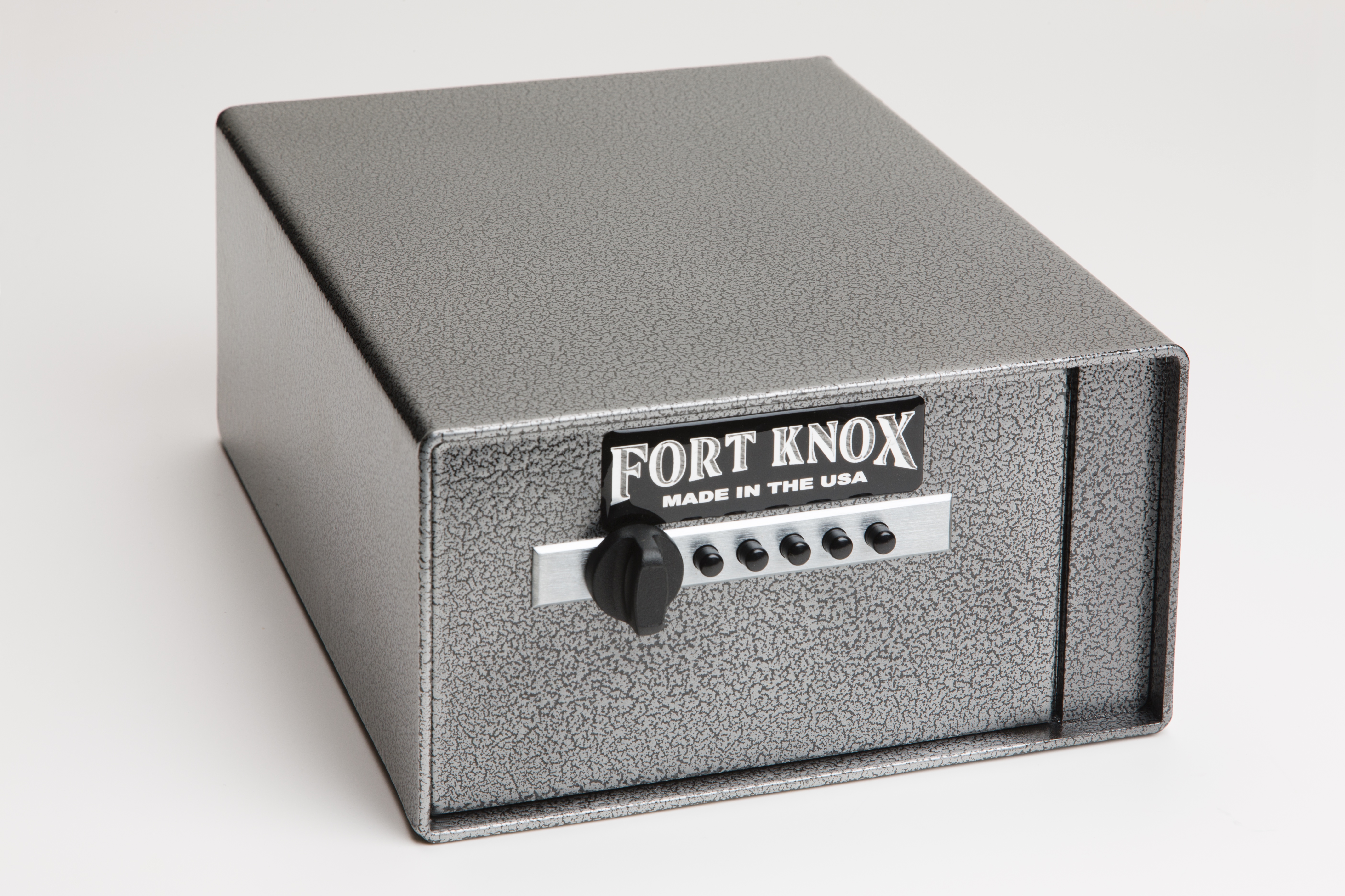 Fort Knox Personal Pistol Box Portable Steel Handgun Safe Conceal Secure Gun 