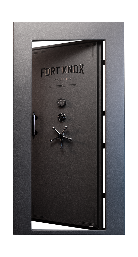 fort knox vault door in swing